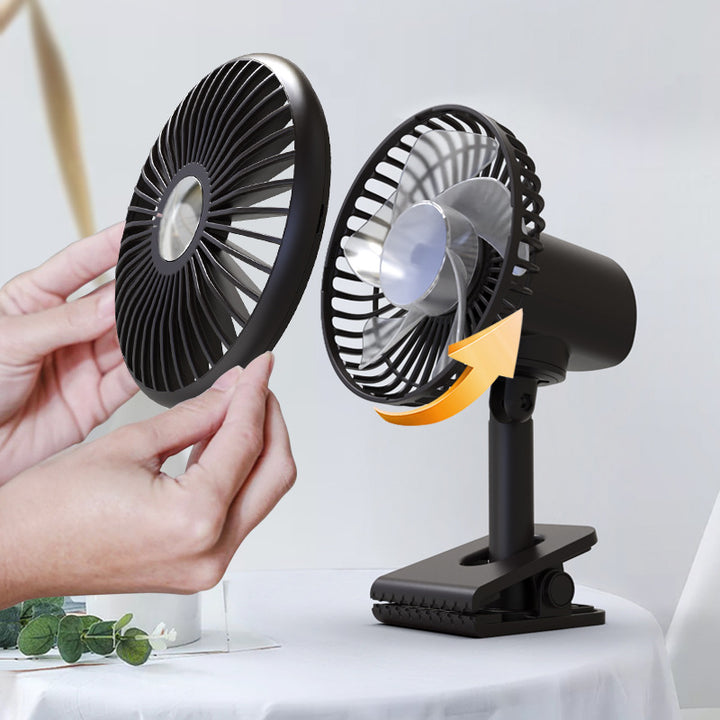 Compact Portable USB Desk Fan Bowlift