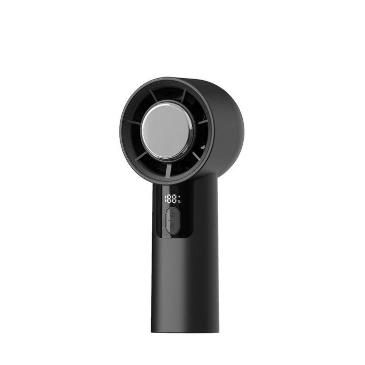 Ladies portable hand fan with digital speed control Bowlift
