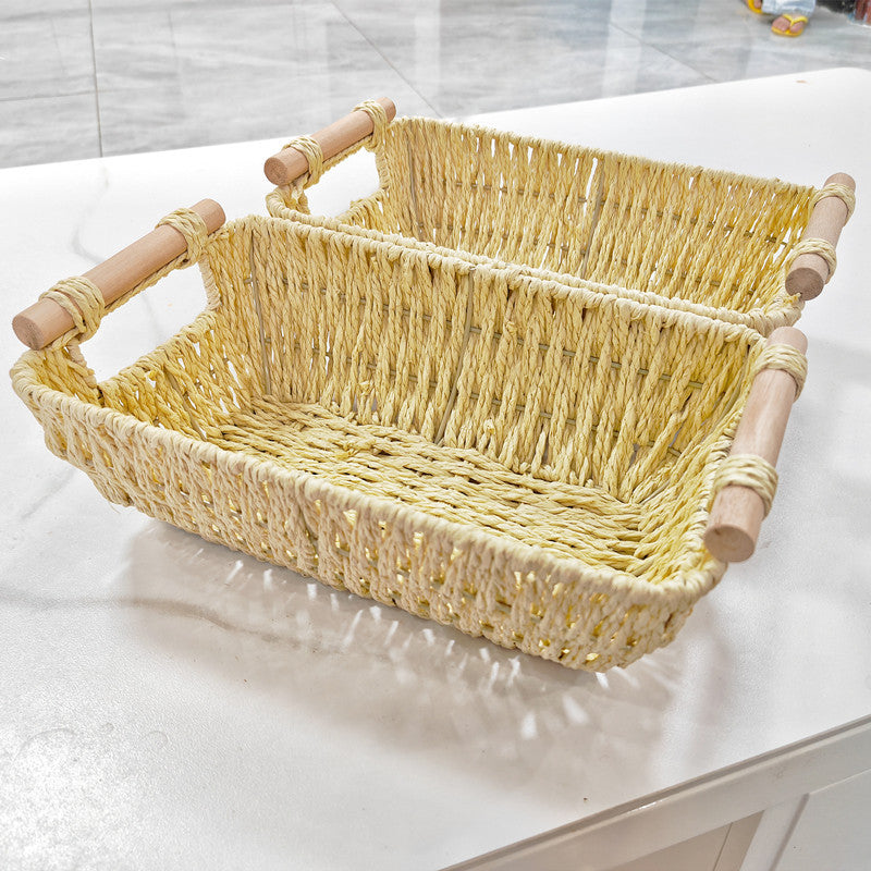 Stylish Handwoven Storage Basket Bowlift