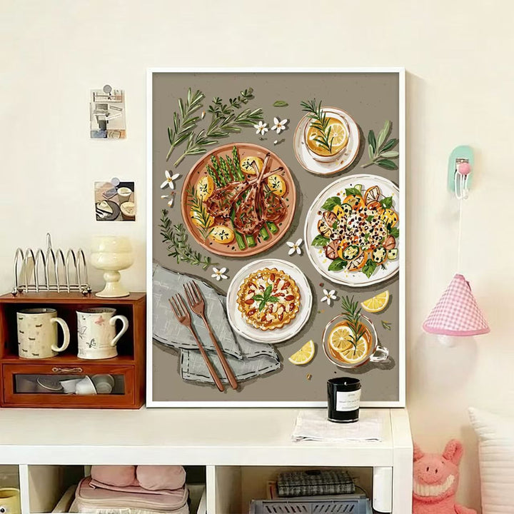 Culinary-Themed Decorative Wall Art Bowlift