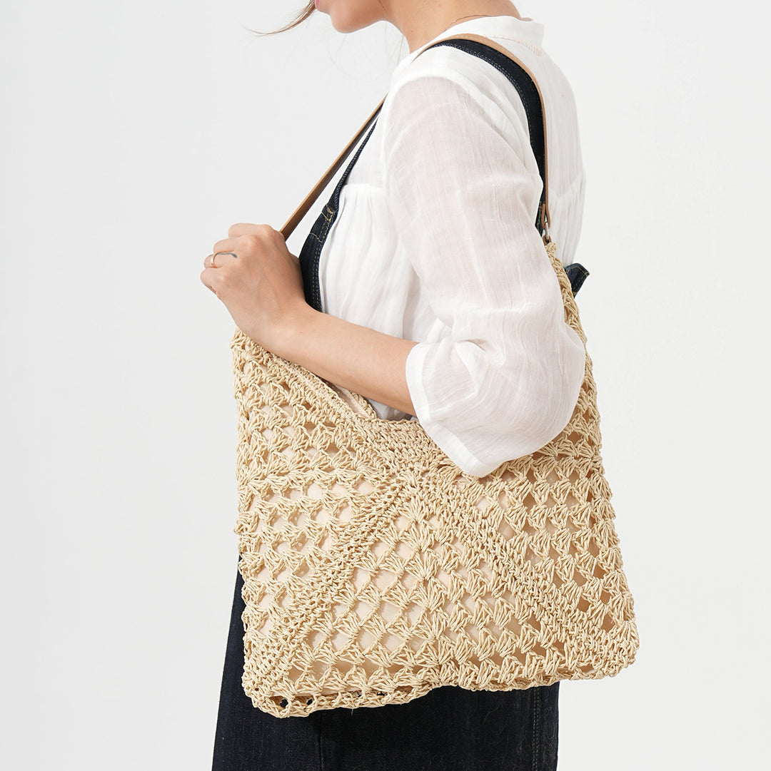 Hand-knotted shoulder bag Bowlift