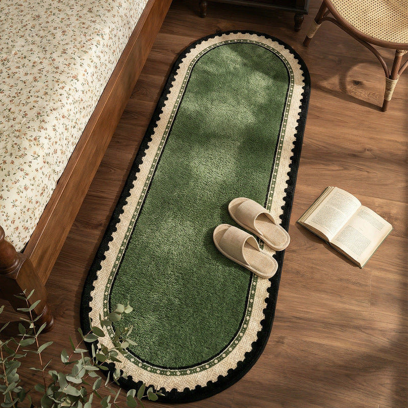 Stylish Scalloped Edged Runner Rug