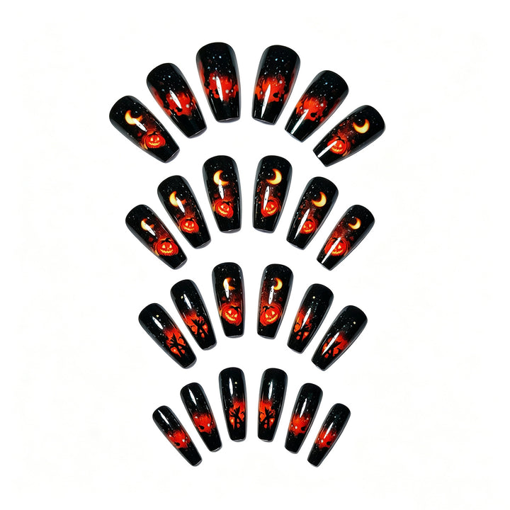 Halloween-Themed Glow-in-the-Dark Nail Art Bowlift
