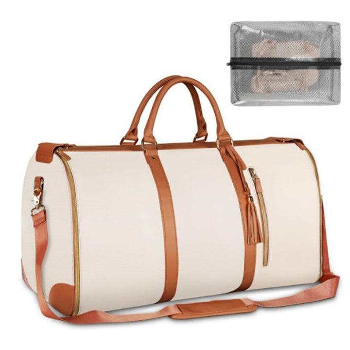 Stylish leisure travel bag with practical cosmetic pouch Bowlift