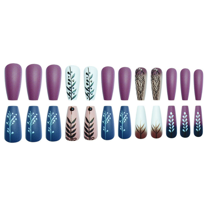 Botanical Nail Art Design Bowlift