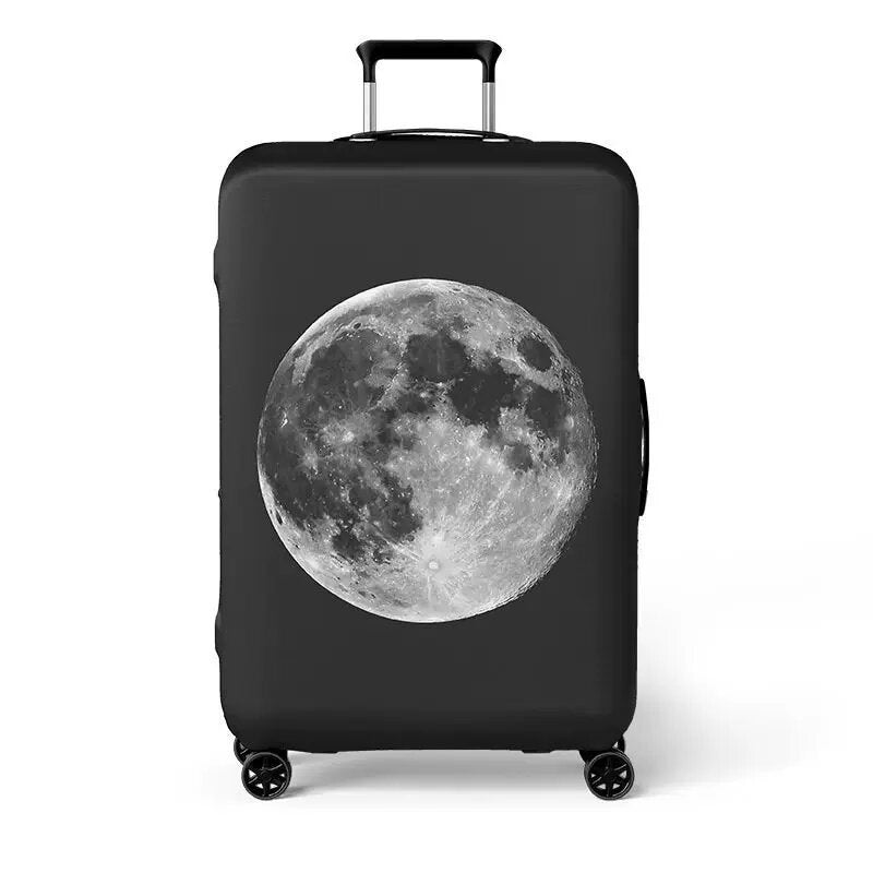 Women's hard shell suitcase with exciting travel motif Bowlift