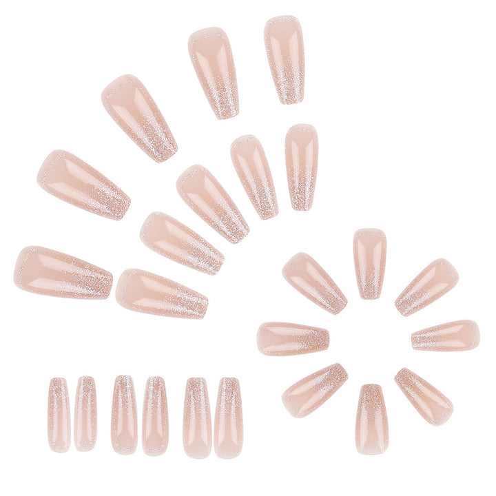 Glittery Long-Lasting Press-On Nails Bowlift