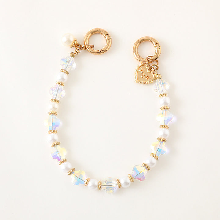 Chic Beaded Charm Keychain Bowlift