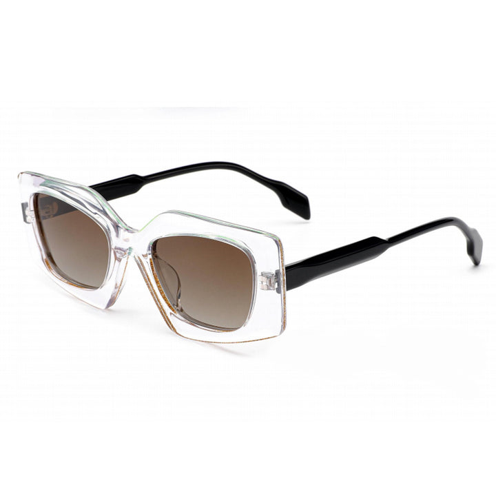 Women’s fashionable sunglasses in innovative, multifaceted design Bowlift