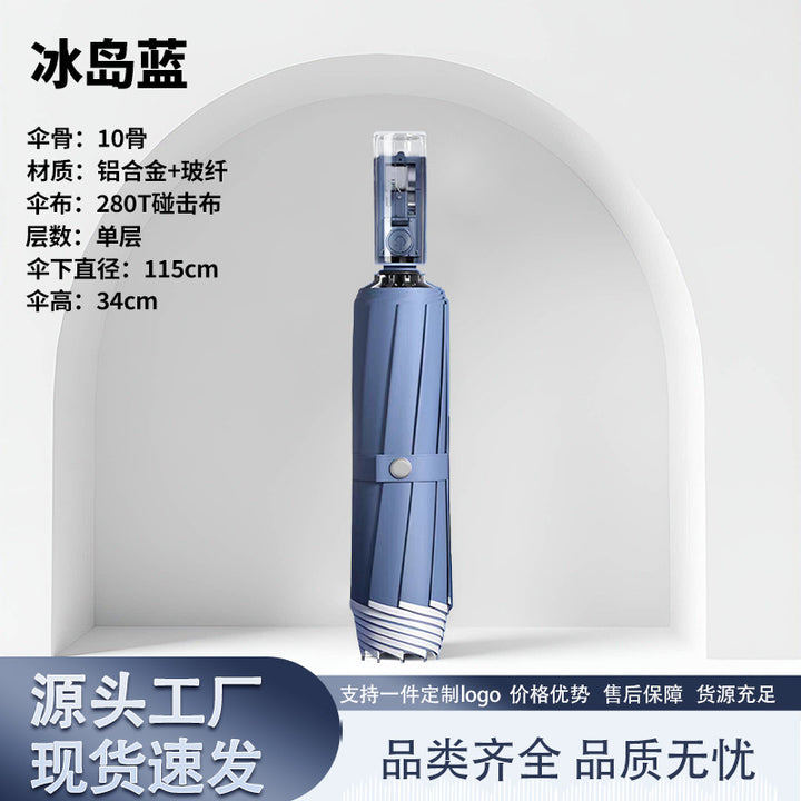 Ladies High-Quality, Automatic Umbrella with Wind Protection Function Bowlift