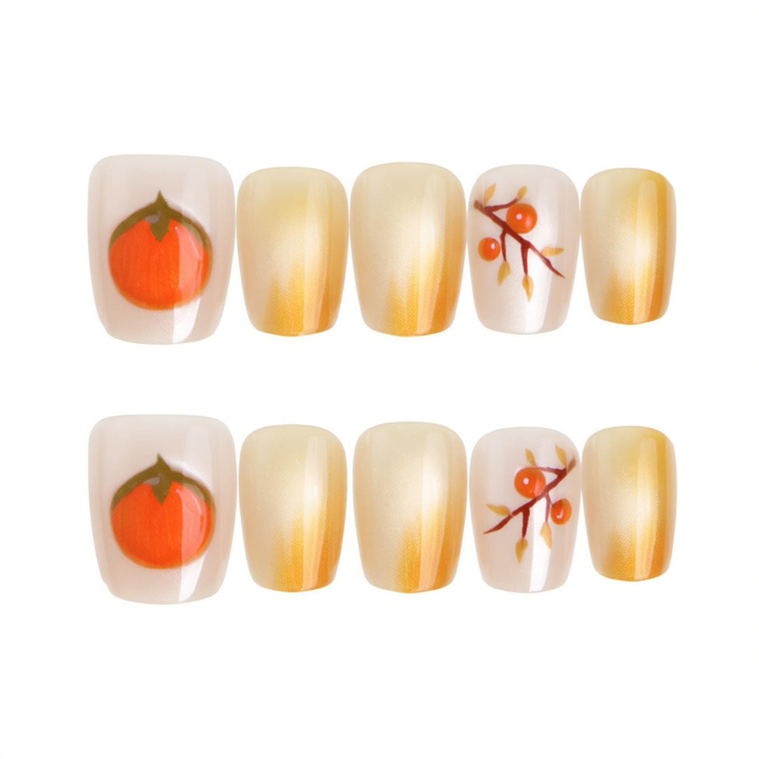 Seasonal Fruit-Themed Press-On Nail Art Bowlift