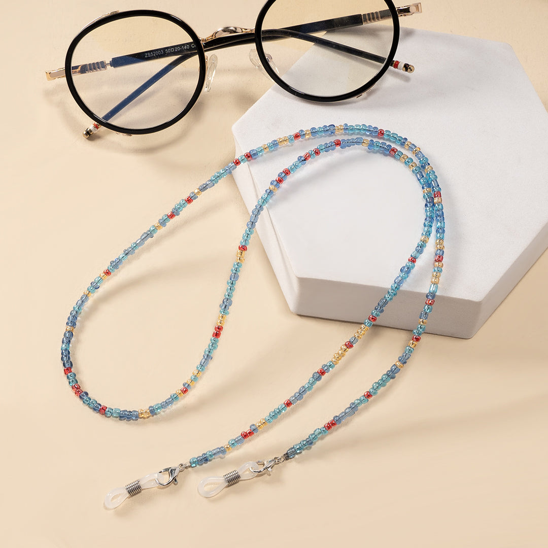 Handcrafted Multicolored Beaded Eyewear Chain Bowlift