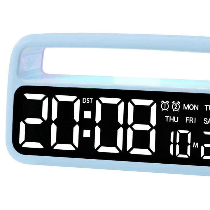 Digital radio alarm clock with multiple alarm functions Bowlift