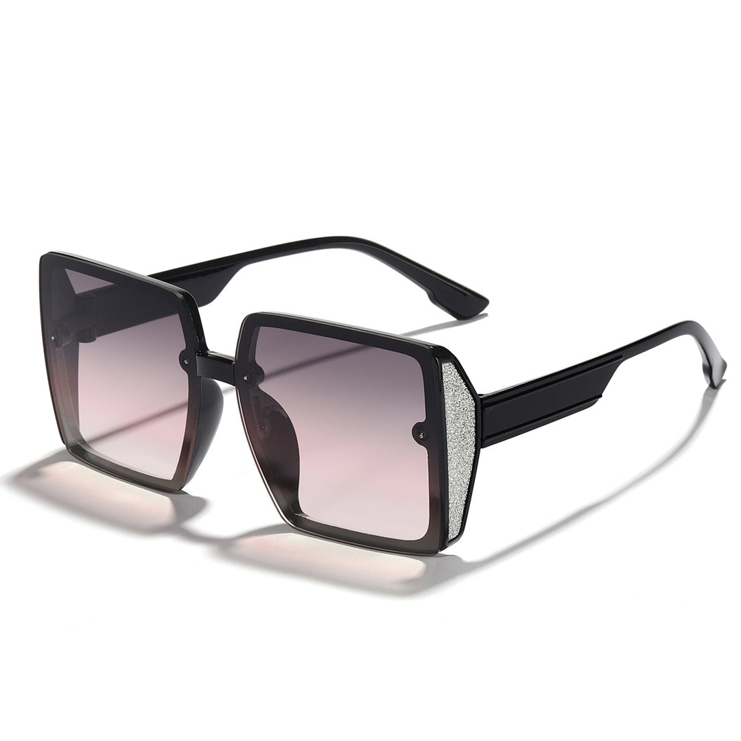 Women oversized sunglasses with shiny accent Bowlift