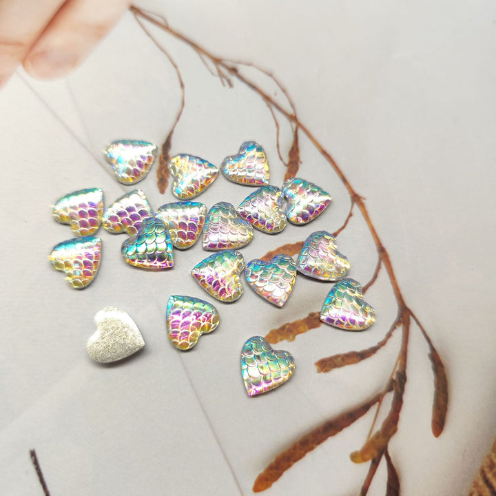 Sparkling Heart-Shaped Decoration Stones Bowlift