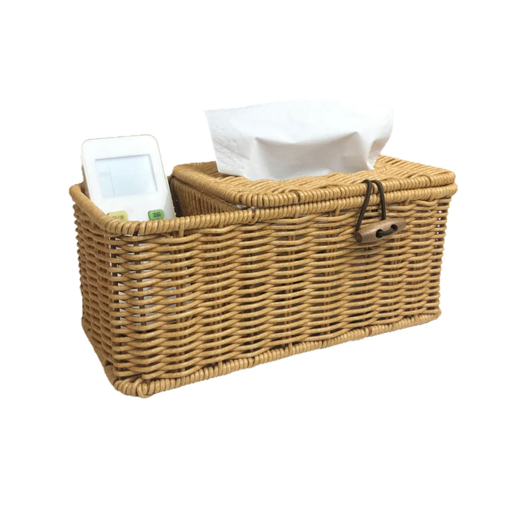 Decorative Woven Tissue Box Holder Bowlift