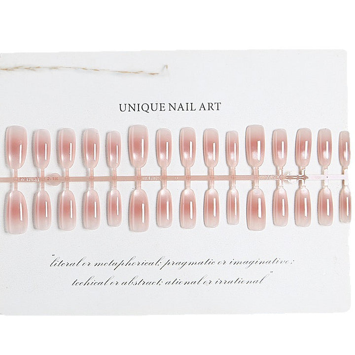 Acrylic nail set with elegant ombre effect and high gloss finish Bowlift