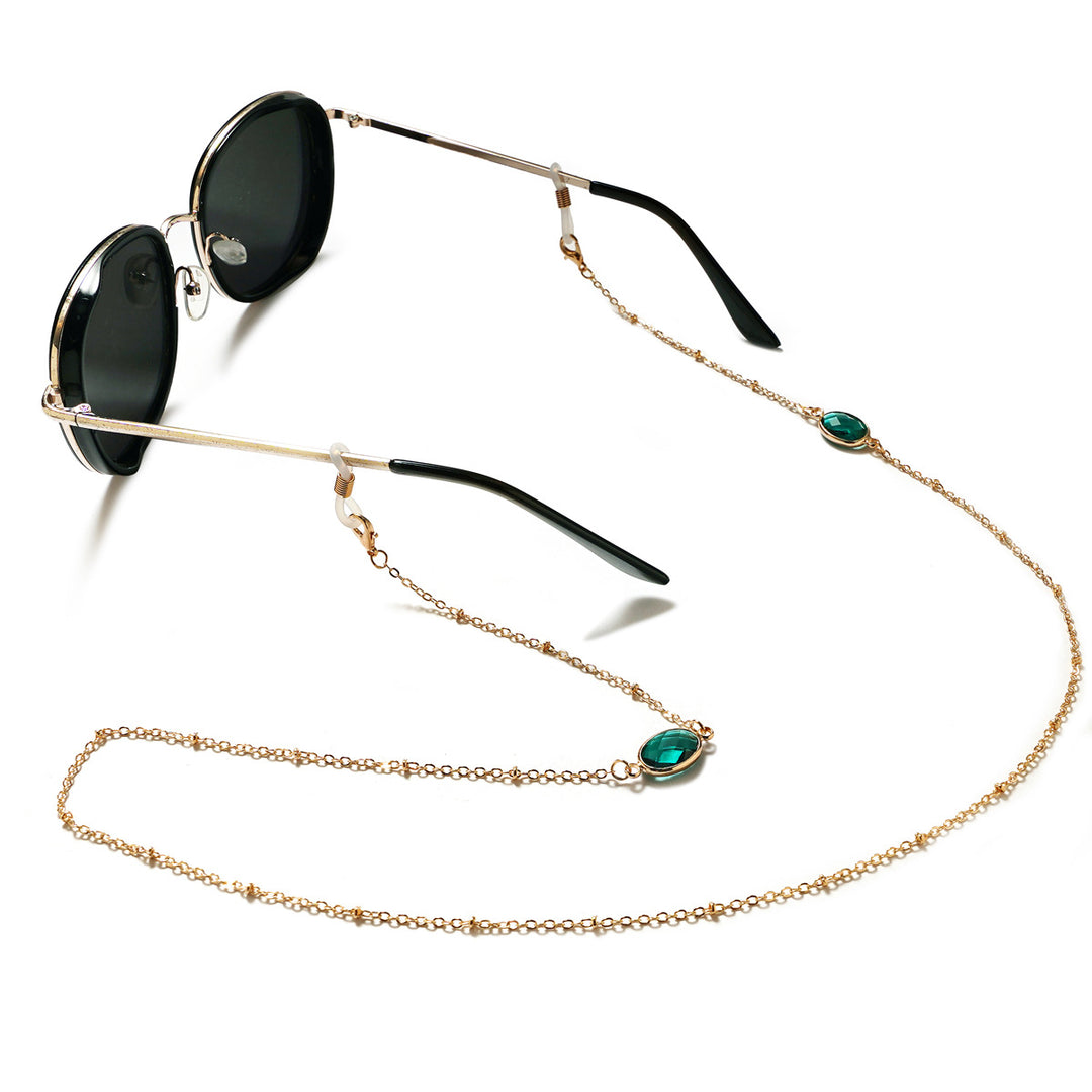 Elegant Gemstone-Embellished Eyewear Holder Bowlift