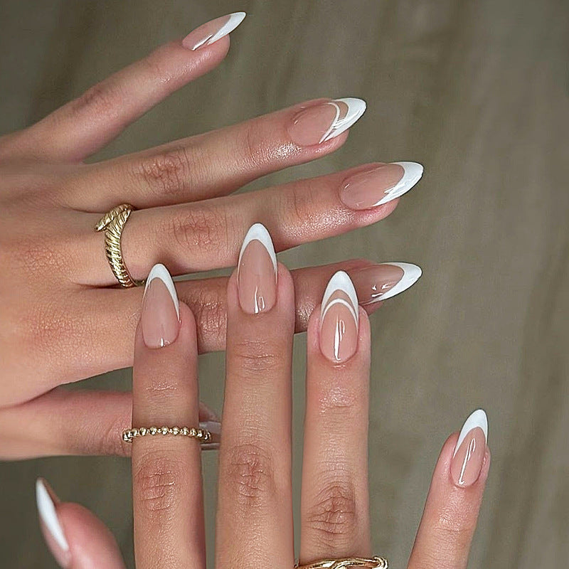 Natural Finish Gel Press-On Nails Bowlift