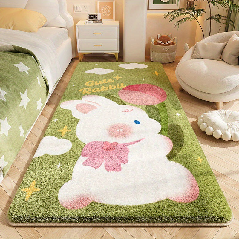 Cute Bunny-Themed Area Rug
