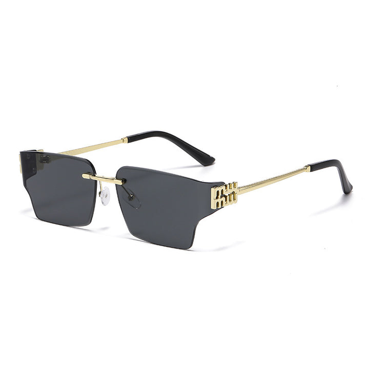 Women's fashionable square sunglasses with luxurious frame and polarized lenses Bowlift