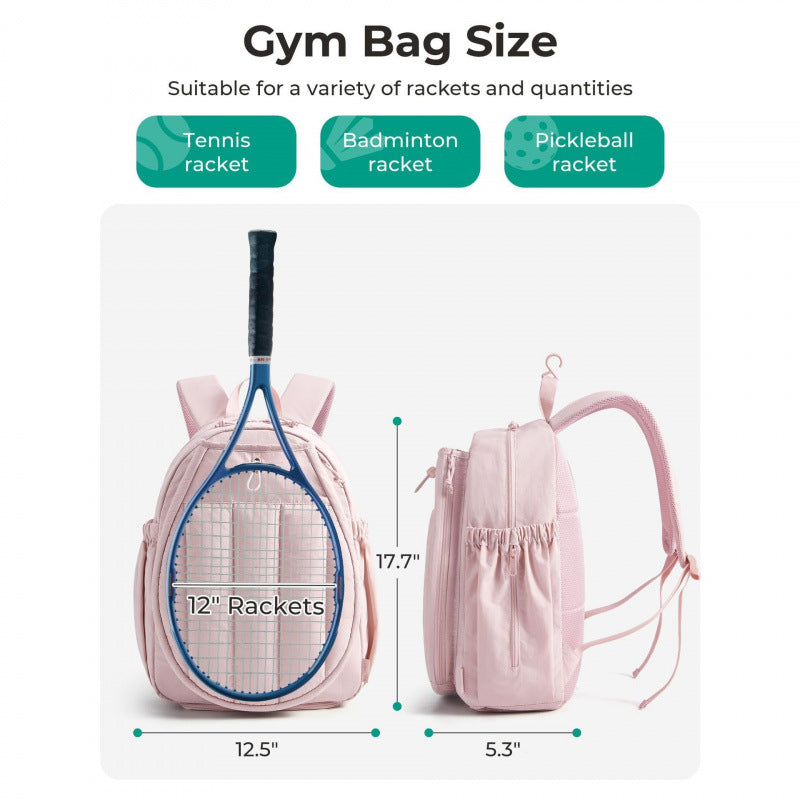 Sporty tennis backpack with insulated compartment Bowlift