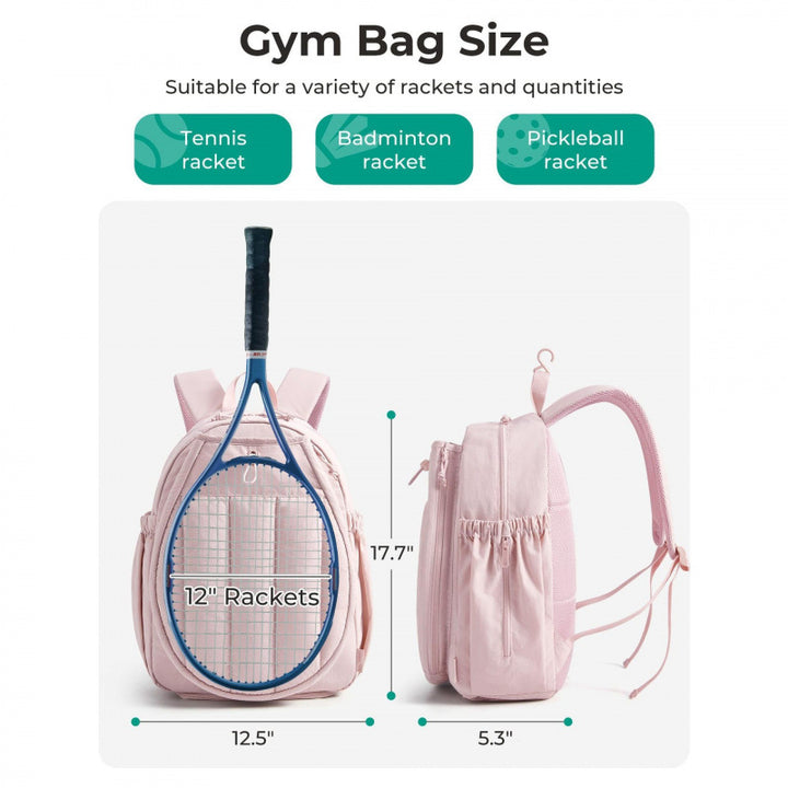 Sporty tennis backpack with insulated compartment Bowlift