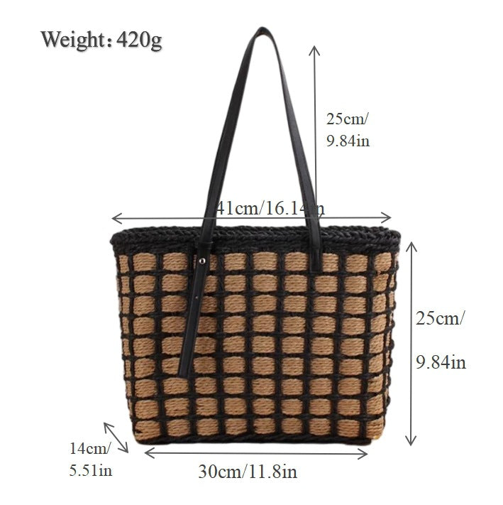 Handwoven basket bag Bowlift