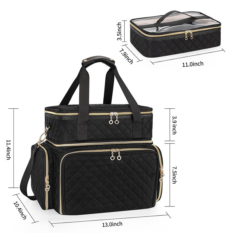 Elegant Quilted Storage Bag Bowlift