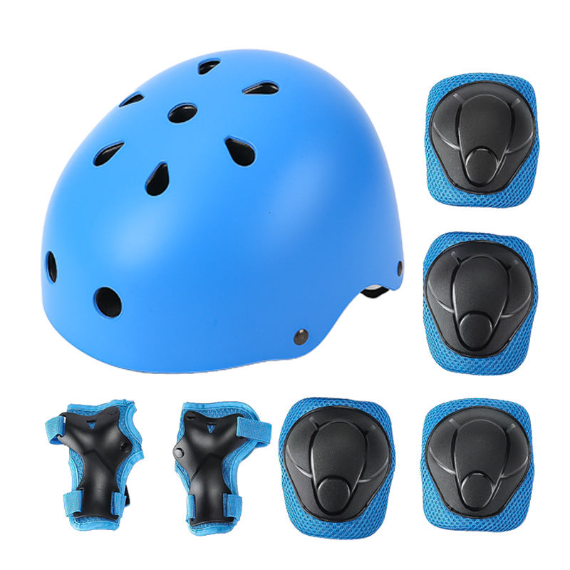 Protective Skate Helmet and Pads Set Bowlift