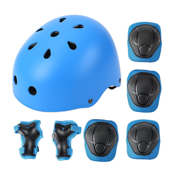 Protective Skate Helmet and Pads Set Bowlift