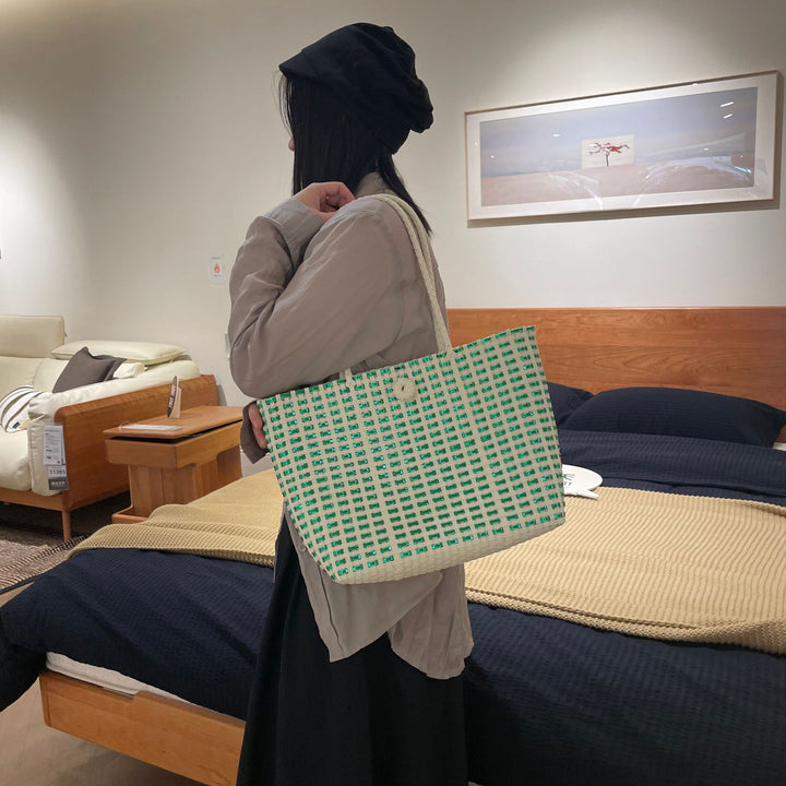 Handwoven shopping and beach bag Bowlift