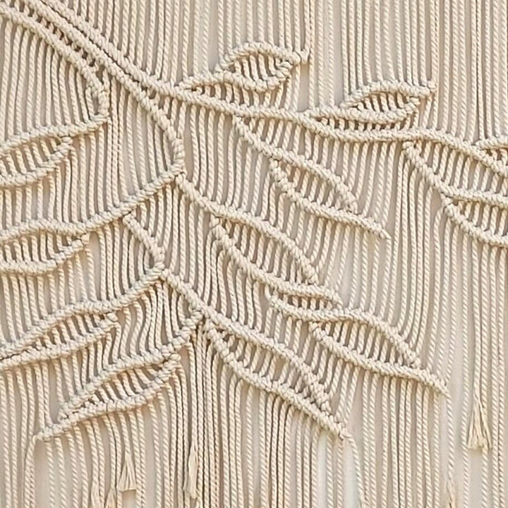 Woven Macrame Wall Art Decor Bowlift