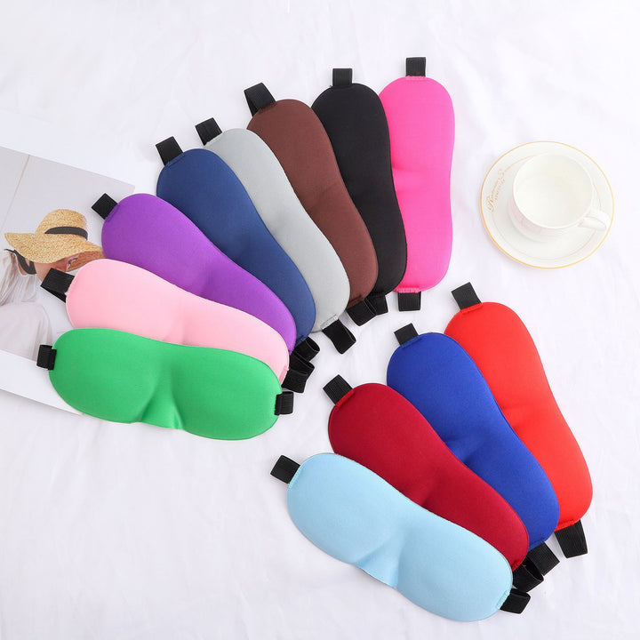 Unisex nan three-dimensional contour eye mask with memory foam, soft nose bridge and adjustable comfort band Bowlift
