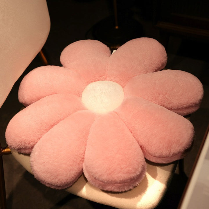 Plush seat cushion in flower shape Bowlift
