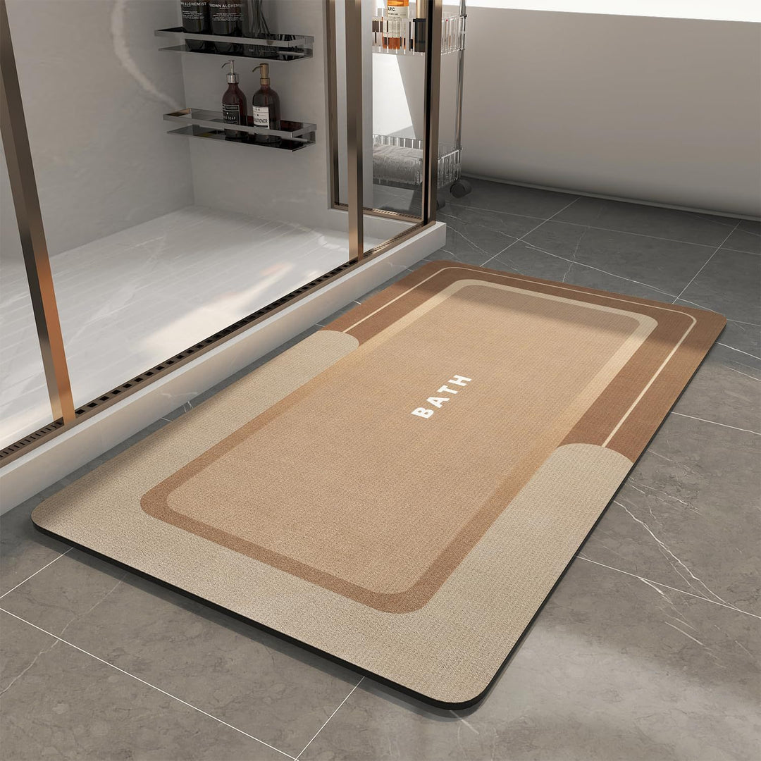 Absorbent Textured Bath Mat Bowlift