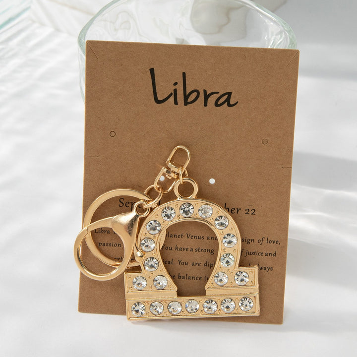 Keychain with Sparkling Bull Symbol Bowlift