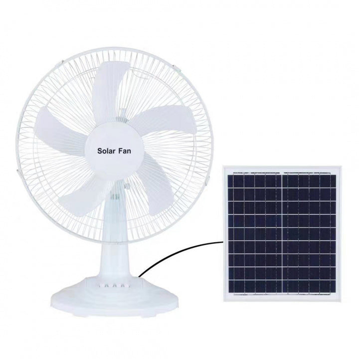 Unisex Solar Powered Stand Fan with Adjustable Tilt Angle and Efficient Fan Blades Bowlift