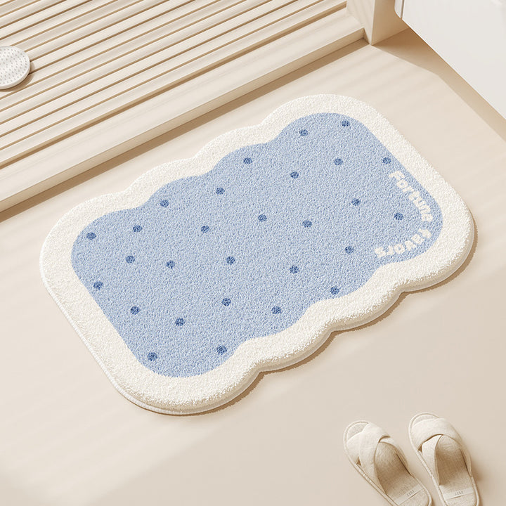 Soft Textured Decorative Bathroom Mat Bowlift