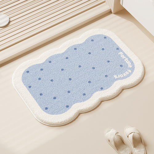 Soft Textured Decorative Bathroom Mat Bowlift