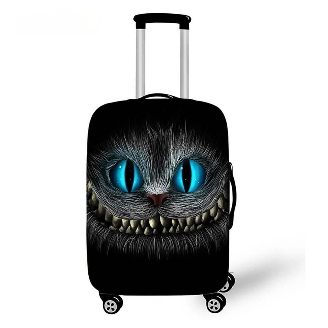 Women's hard-shell suitcase with creative cat design attraction Bowlift