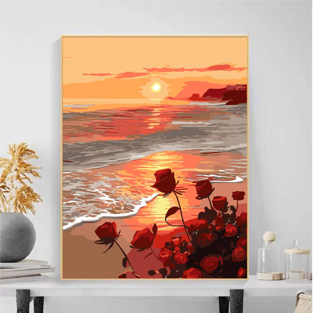 Scenic Ocean Sunset Wall Art Bowlift