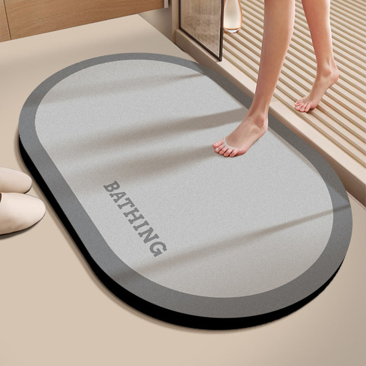 Absorbent Bathroom Floor Mat Bowlift