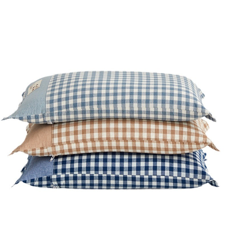 Women's cushion covers with check pattern Bowlift