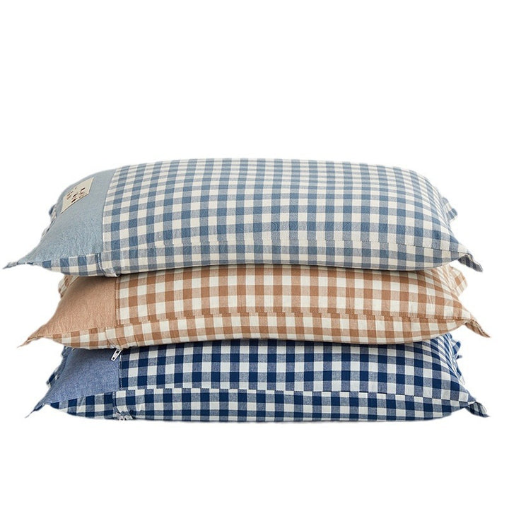 Women's cushion covers with check pattern Bowlift