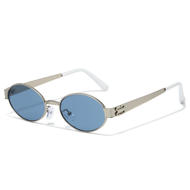 Vintage-Inspired Oval Sunglasses Bowlift