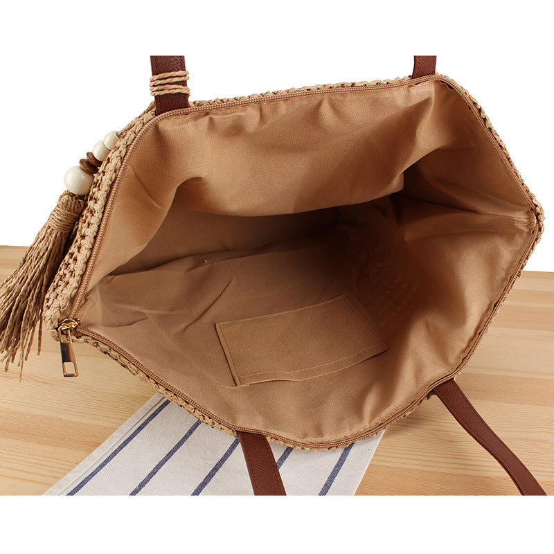 Handcrafted Beach Bag with Adjustable Straps Bowlift
