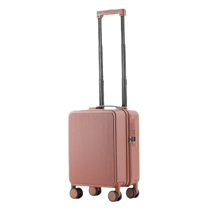 Unisex Compact Ribbed Hard Shell Carry-On Luggage Bowlift
