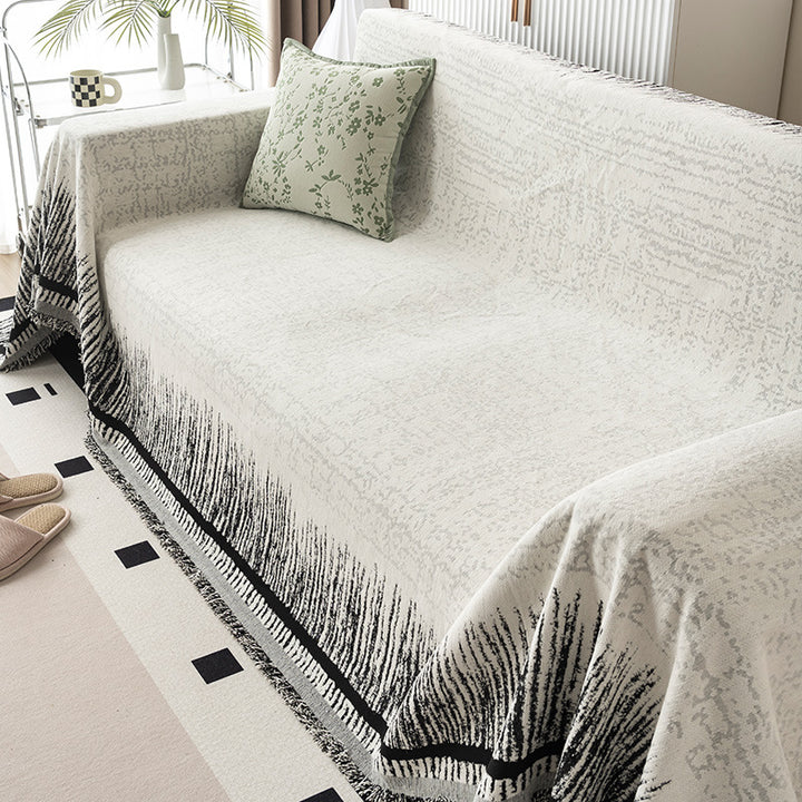 Cozy Knitted Sofa Throw