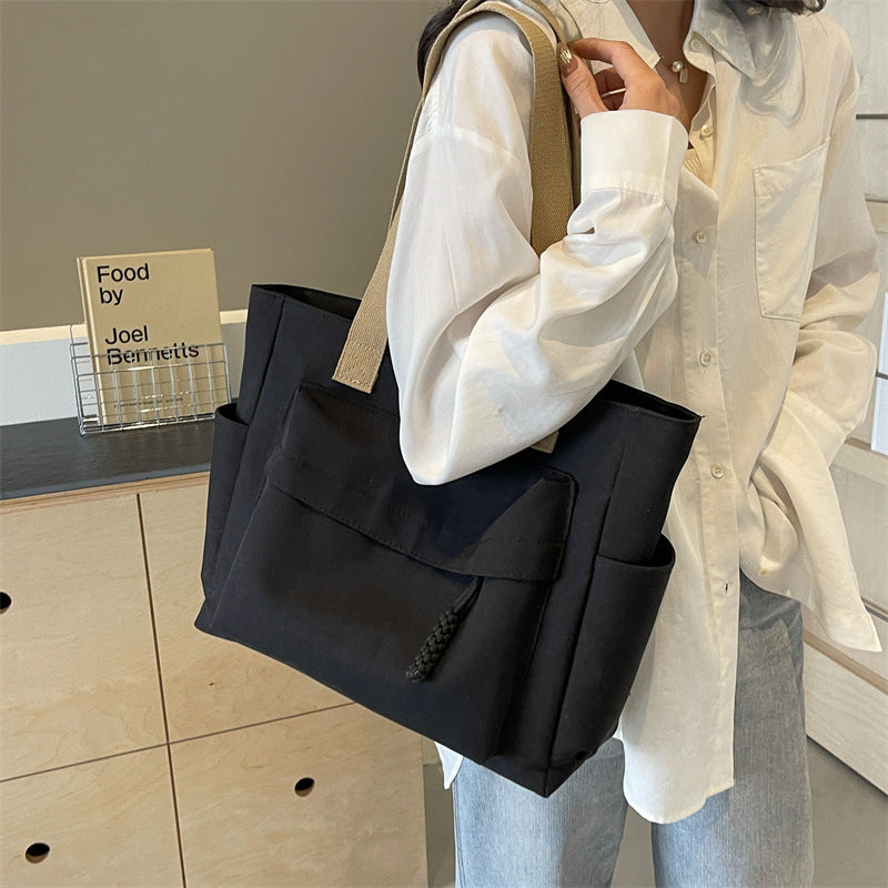 Multi-Pocket Utility Tote Bag Bowlift